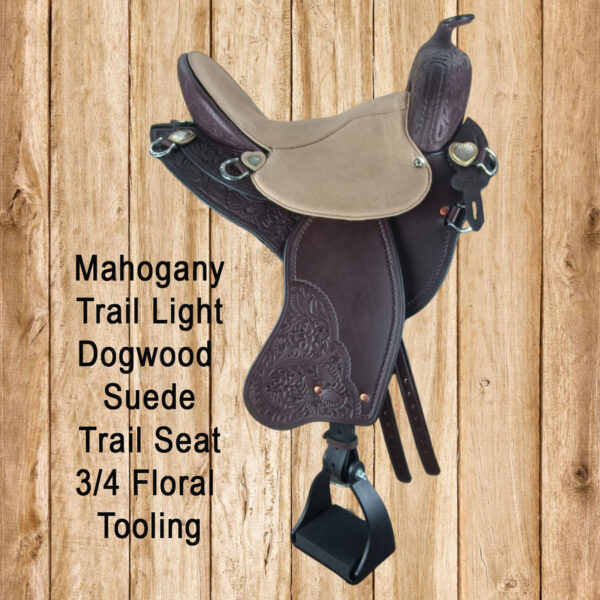 Mahogany Lightweight Trail Saddle