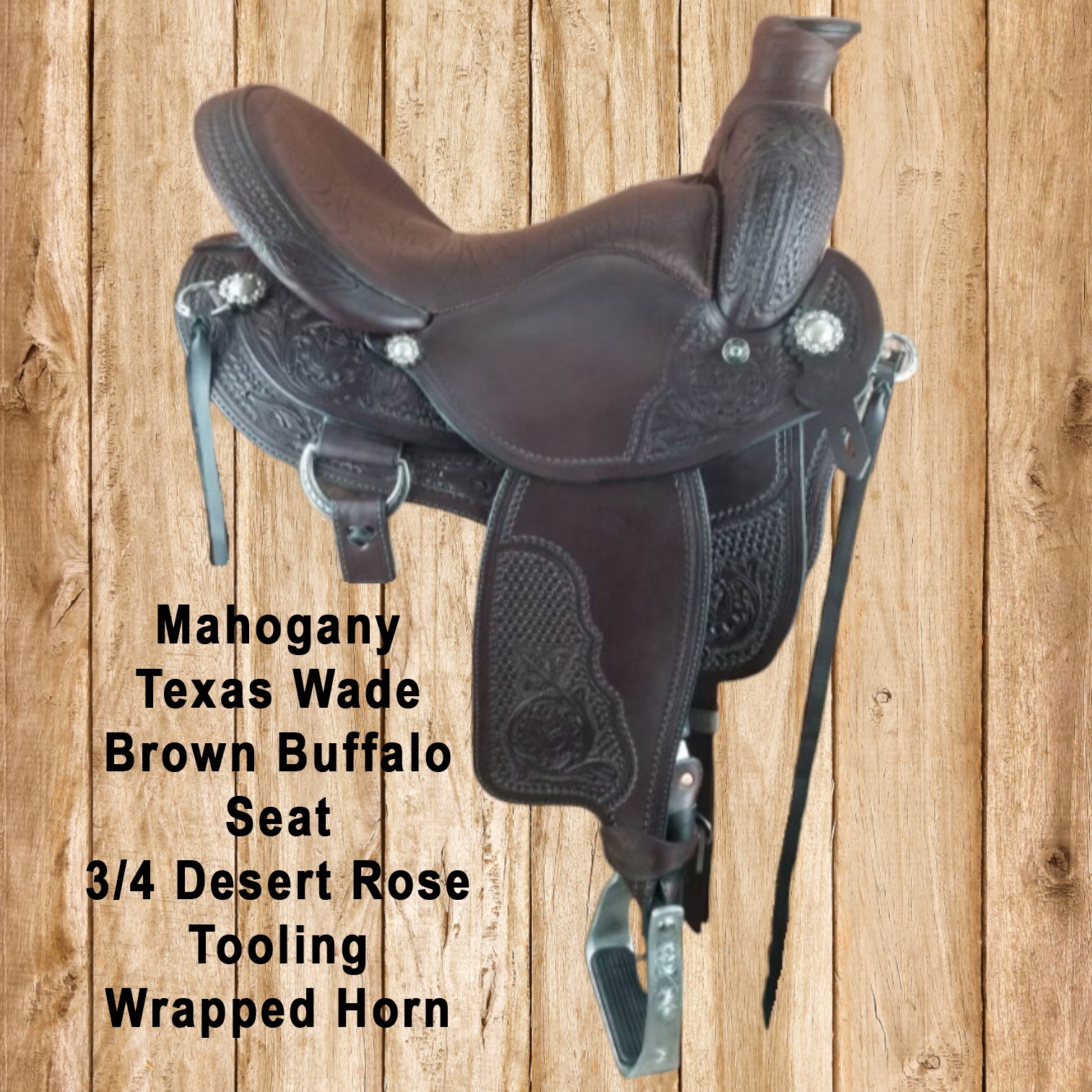 Mahogany, Texas Wade, 3/4 Desert Rose