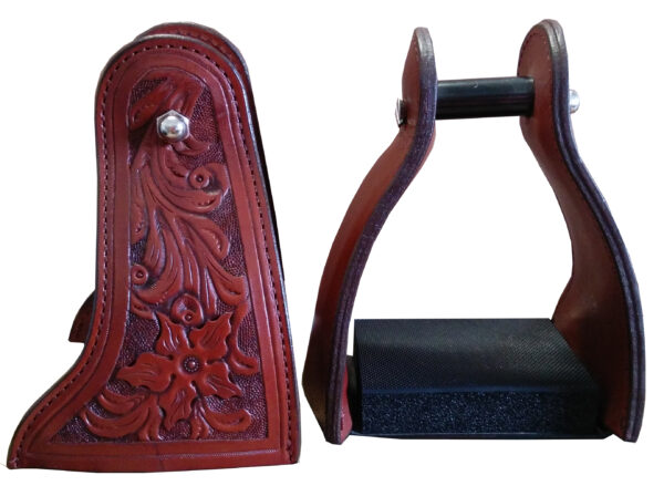 Leather Covered Stirrups