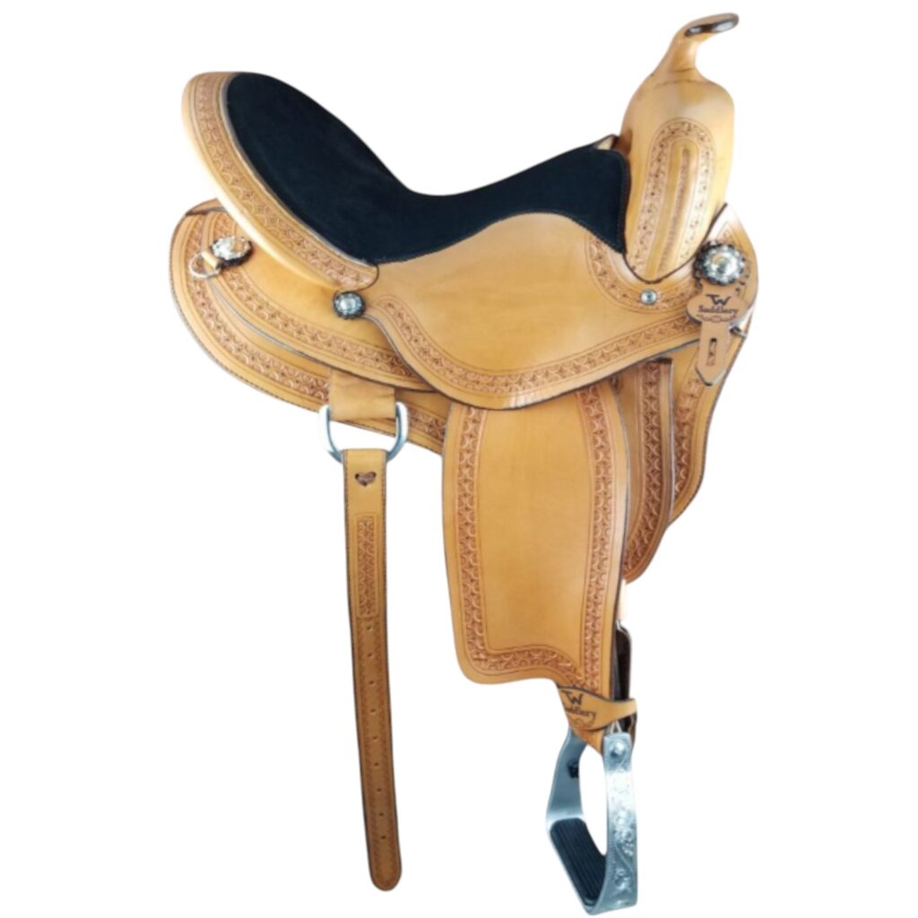 western-dressage-honey-starry-night-edge-tooling