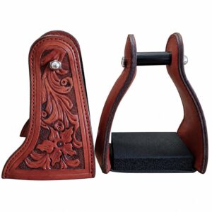 Leather Covered Trail Stirrup