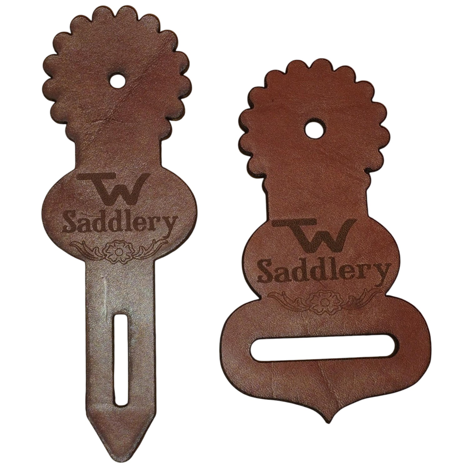 tw off billet and latigo holder brown