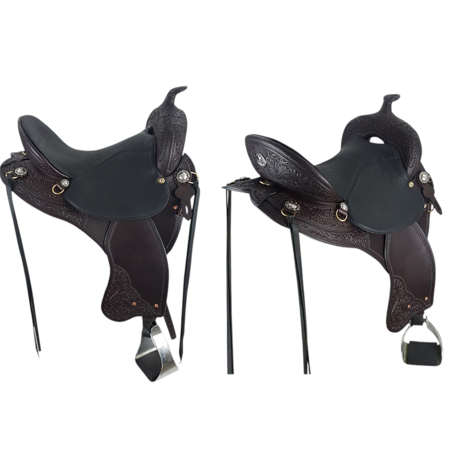 TW Saddlery trail seat showing deeper rider pocket and higher front rise