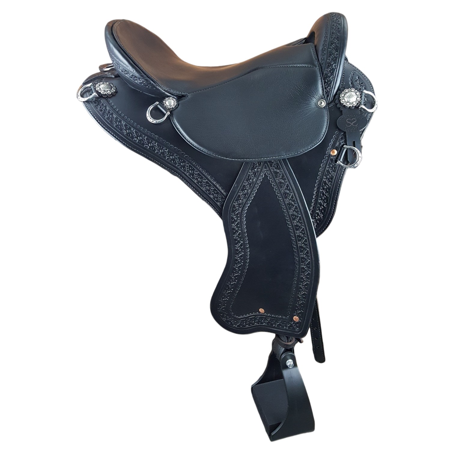 Black Specialized Saddles Eurolight with southwest edge tooling