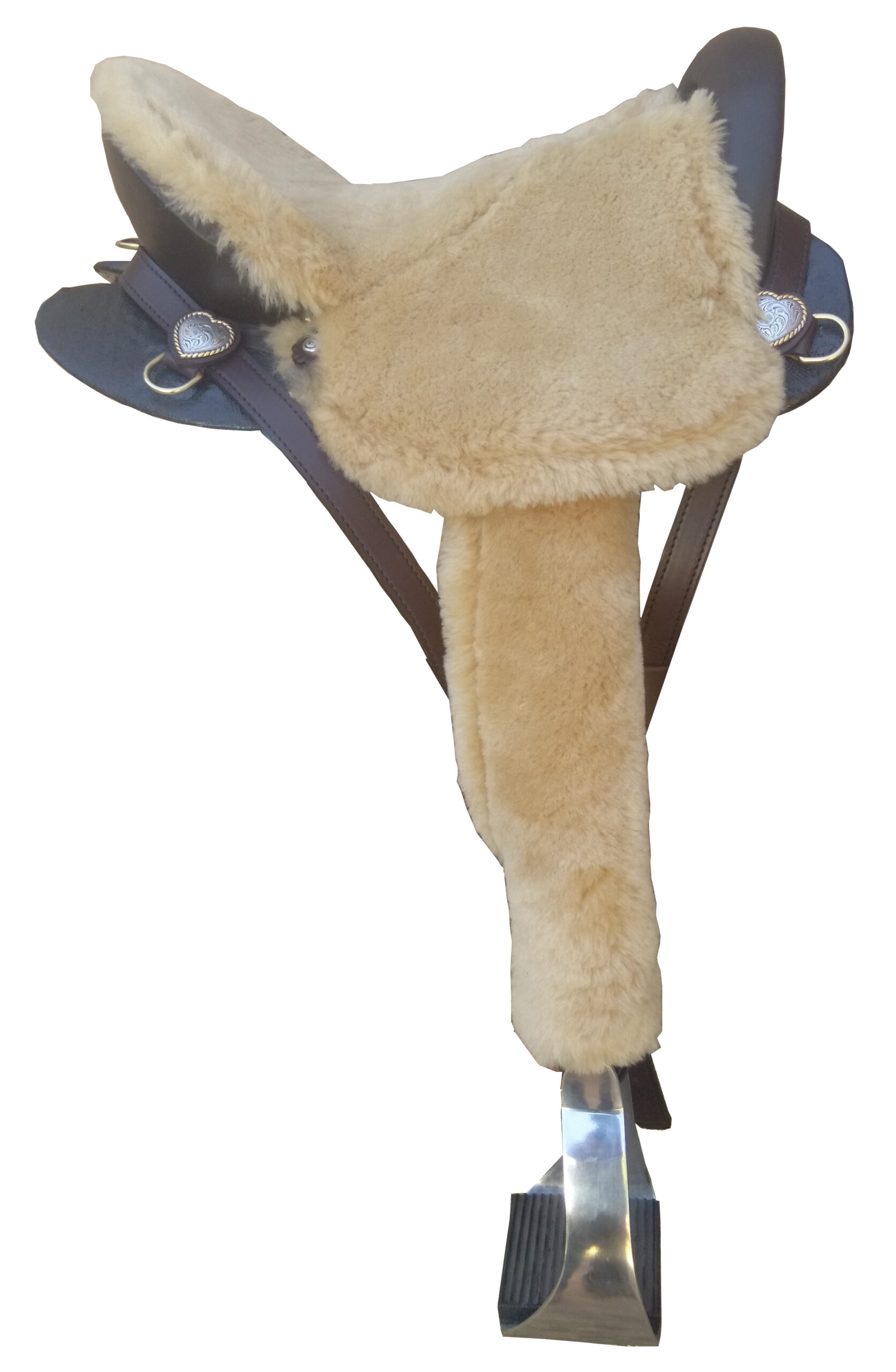Specialized Saddles Mahogany Ultralight with camel fleece seat