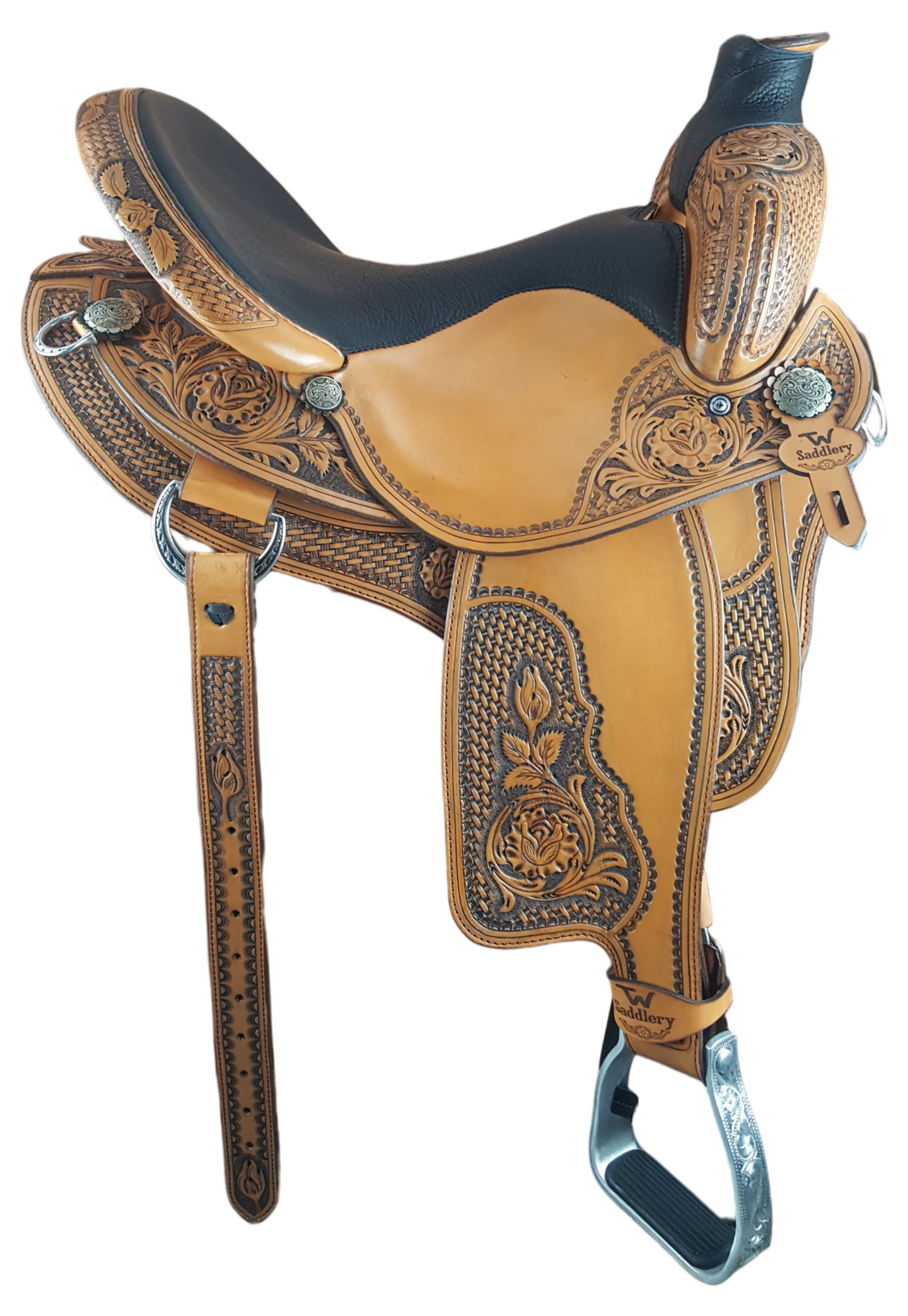 TW Saddlery Texas Wade saddle with traditional western pommel